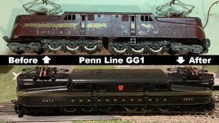 Penn Line HO GG1 Restoration and Review [upl. by Fidelas]