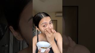 2 ingredients home Remedy for dark circles ytshort shorts darkcircles homeremedies eyemask [upl. by Handal]