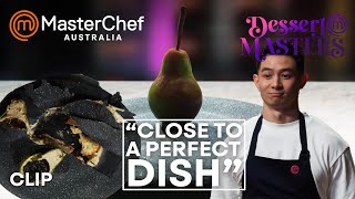 quotSo Close To A Perfect Dishquot  MasterChef Australia Dessert Masters  MasterChef World [upl. by Shipley]