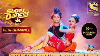 Ditya और Dipali के बाबा और अप्सरा Act ने मचाया धूम  Super Dancer Chapter 1 [upl. by Norrabal519]