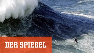 Die Weltrekordwelle Big Wave Surfing in Nazaré  DER SPIEGEL [upl. by Puiia]