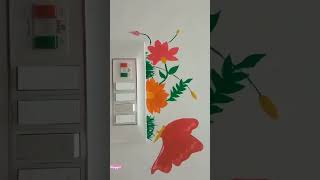 switchboardpainting ideas flowers butterfly acrylic leaf sunflower shreyaj07 [upl. by Elle]