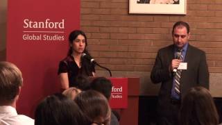 UN Goodwill Ambassador Nadia Murad Speaks at Stanford Global Studies on Bringing ISIS to Justice [upl. by Kcirdnekel]