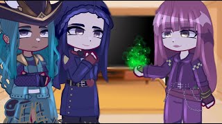 Descendants React To Mal  Gacha React [upl. by Waite]