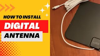 How to Install a Digital Antenna on Your Smart TV [upl. by Shara145]