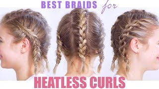 Best Braids for Heatless Curls or Waves  Milabu [upl. by Asoral]