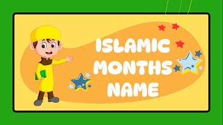 Islamic Months Name In English  Islamic Months Name  Months In Islam [upl. by Lowrance617]