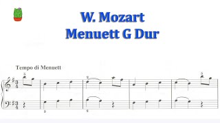 WAMozart  Menuett G Dur [upl. by Jacquie]