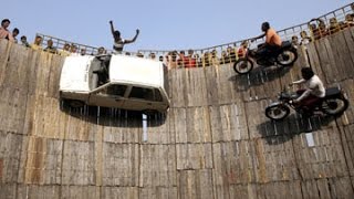 Extreme Indian car and Bike stunt [upl. by Einor]