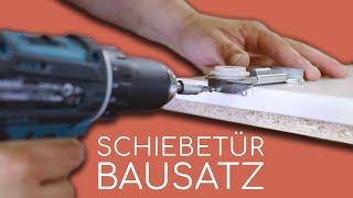 Schiebetür Einfach Selber Bauen  SchiebetürBausatz BS Standard [upl. by Odracer]