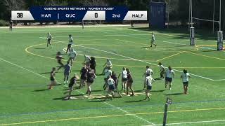 Harvard Womens Rugby Defeats Queens University of Charlotte 6017 [upl. by Atileda]