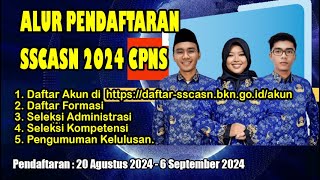 ALUR PENDAFTARAN SSCASN 2024 CPNS [upl. by Barhos]