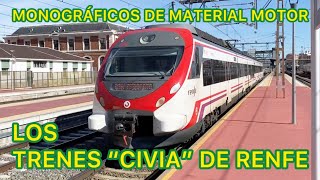 Reportaje de TRENES Civia Series 462 463 464 y 465 de RENFE Cercanías FERROCARRIL en España MMM34 [upl. by Salokcin585]