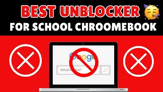 Best Unblocker For School Chroomebook 2024  Best PROXY 2024 [upl. by Yenahc592]