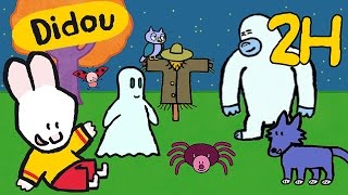 2 heures de Didou dessine Halloween  monstres fantômes yéti contes de fée  Compilation [upl. by Ltney]