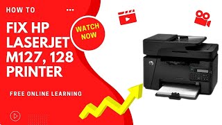 How to Fix Calibration Error on Hp Laserjet MFP M 127 128 Pro series [upl. by Arrotal]