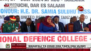 LIVE RAIS SAMIA ASHIRIKI MAHAFALI YA CHUO CHA TAIFA CHA ULINZI [upl. by Val341]