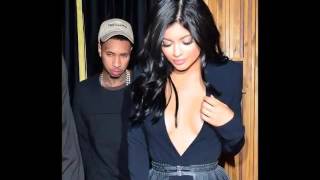 Kylie Jenner in a jumpsuit as she enjoys date night with boyfriend Tyga [upl. by Nairdad]