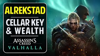 How to Collect Alrekstad Wealth  Alrekstad Cellar Key Location  AC Valhalla Wealth Guide [upl. by Esiouqrut231]