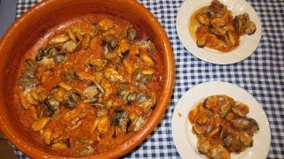 Mejillones a la cazuela » Sabe que Alimenta [upl. by Salohcin]