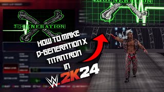 How To Make a DGeneration X DX Titantron in WWE 2K24 [upl. by Halfon]