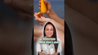 Sunscreen for glowy skin  dewy sunscreen recommendation ad [upl. by Kassi]