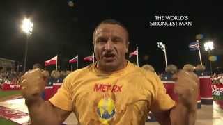 The World’s Strongest Man Classics 2008 Pudzianowski vs Poundstone on the Atlas Stones [upl. by Wilkinson]