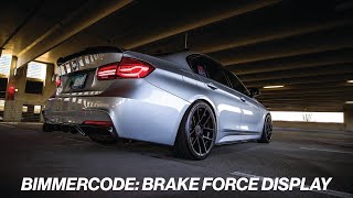 How to code BRAKE FORCE DISPLAY in Your BMW BIMMERCODE [upl. by Enetsirk]