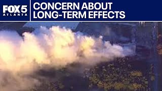 BioLab chemical fire smoke longterm effects  FOX 5 News [upl. by Halivah]