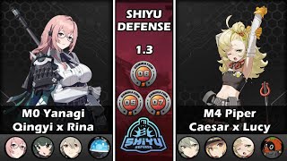 Yanagi x Qingyi x Rina ¦ Piper x Caesar x Lucy ¦ Nueva Defensa Shiyu 567 ¦ Zenless Zone Zero v13 [upl. by Nogaem]