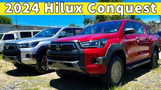 2024 Updated Hilux Conquest 4x2 AT  whats new  Walk around Tour [upl. by Darom]