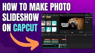 How To Make A Photo Slideshow On Capcut PC  Easy Tutorial [upl. by Natty]