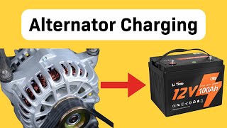 Charging Lithium Batteries With Alternator  Howto Guide [upl. by Dnalro]