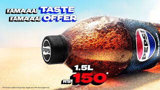 Pepsi Zero Sugar  Kamaaal Taste Kamaaal Offer ft Young Stunners [upl. by Brindle506]