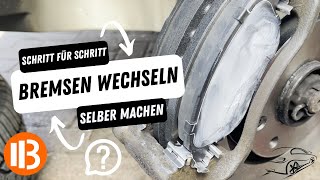 Auto DIY Bremse selbst wechseln SchrittfürSchritt für Bremsscheiben  Beläge 🚗🛠️ diy auto [upl. by Joyann59]