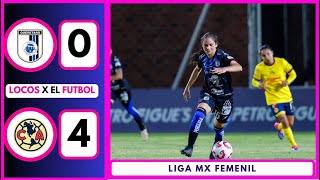 LigaMxFemenil LAS AGUILAS DEPLUMARON A LAS GALLOS EN QUERÉTARO [upl. by Odidnac]