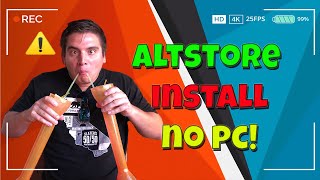 How To Install Altstore No PC Required Sideload IPA To Your iOS [upl. by Nerral89]