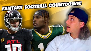 Week Seven NFL Fantasy Football Countdown DraftKings DFS DFS Sims StartSit Rankings [upl. by Ailemak]