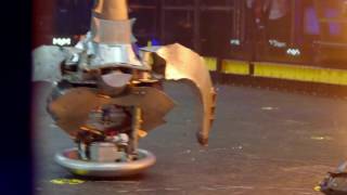 Battlebots new season Warhead vs Whiplash [upl. by Katine]