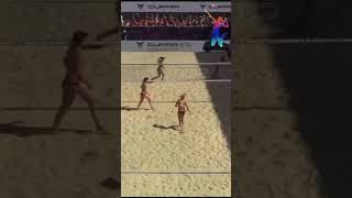 Sweat Sand and Glory Womens Beach Volleyballs Unforgettable Momentsvolleyball beachvolleyball [upl. by Ydollem]