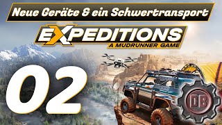 Metalldetektoren Bodenanker amp ein Schwertransport  02 LP Expeditions  A Mudrunner Game [upl. by Eadnus]