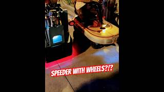 Disneyland Speeder with Wheels shorts statr starwars lifeday mobility disney disneyland [upl. by Ahsaet]