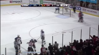 Roman Polak vs Viktor Stalberg Apr 4 2013 [upl. by Esther]