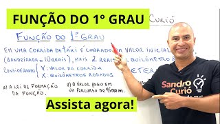 FUNÇÃO DO 1º GRAU  FÁCIL e RÁPIDO [upl. by Cherey]