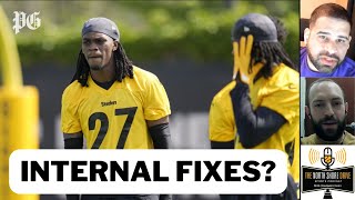 Steelers free agency Can Cory Trice Darius Rush Denzel Mims fill roster needs internally [upl. by Einrae]