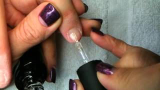 How to Shellac a short nail [upl. by Palmer88]