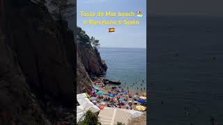 Tossa de Mar beach Costa Brava Barcelona Spain ðŸ‡ªðŸ‡¸ðŸ˜ðŸ¤—ðŸ–ï¸ [upl. by Lebyram]