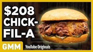 208 ChickFilA Sandwich Taste Test  FANCY FAST FOOD [upl. by Adoree4]