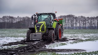 😲Rozpoczęcie Sezonu 2024😲Śnieżne Nawozy🚜Claas Bokiem🚜GR Matejka 🔥AGRO DAWID TEAM🔥 [upl. by Helli897]