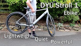 DYU Stroll 1 Ebike Superb design and features Quiet ride Excellent price [upl. by Yoong604]